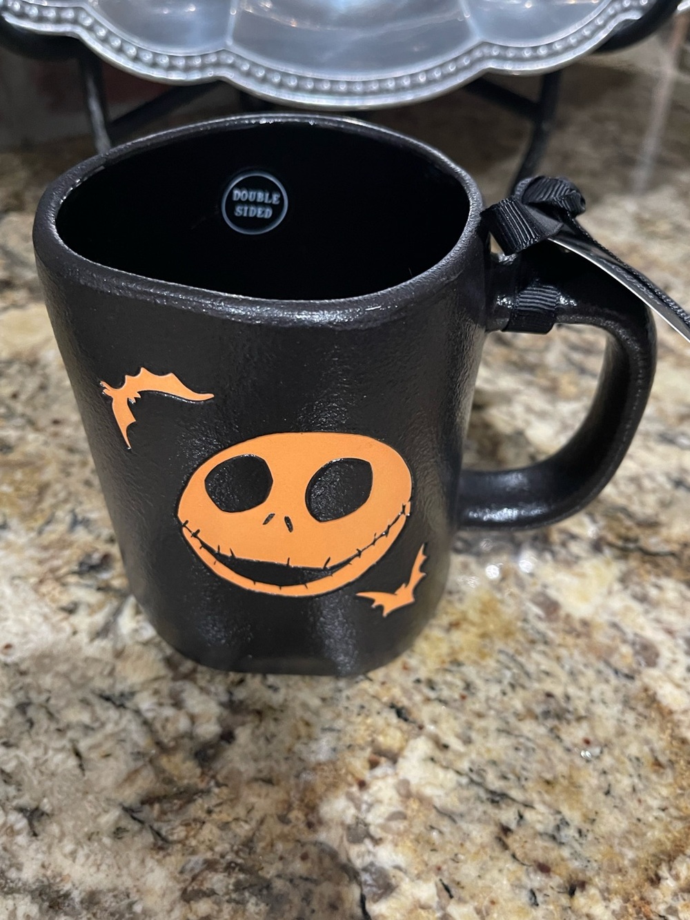 Rae Dunn NIGHTMARE BEFORE CHRISTMAS MASTER OF FRIGHT matte 19.5 oz mug - NEW